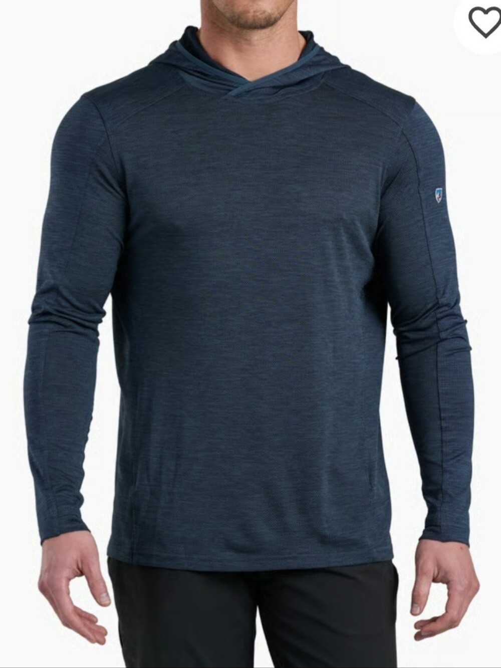 Kuhl Engineered Hoody Long Sleeve Size M Pirate Blue UPF Breathable Lightweight
